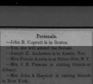 r John Beetson Copcutt was known as John B.